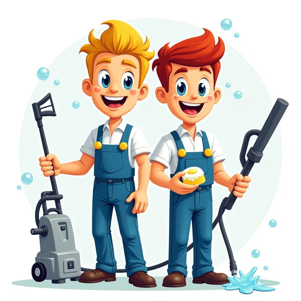 Reinigungs-Jungs